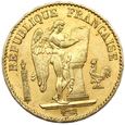 546. Francja,  20 Franków 1876 (A) rok 