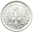 1512. Polska, II RP, 1 złoty 1925 Londyn, Kobieta i kłosy