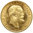685. Szwecja, Oscar II, 10 Koron 1901 rok