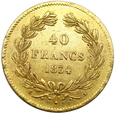 2133. Francja , Louis Philippe, 40 Franków 1834 A rok