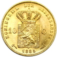 1316. Holandia, Wilhelm 10 Guldenów 1885rok