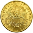 1920.USA, Liberty Head , 20 Dolarów 1904 rok