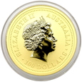 1360.Australia, Elizabeth II, 100 Dolarów 2005 Rok Koguta