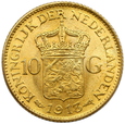 619. Holandia, Wilhelmina 10 Guldenów 1913 rok