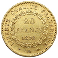 693. Francja ,20 Franków 1878  rok 