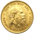 1784. Holandia, Wilhelm 10 Guldenów 1875 rok