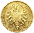 1062. Niemcy, Wilhelm I, Prusy, 20 marek 1873 (A) rok