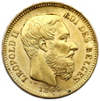 1599. Belgia, Leopold II ,20 Franków  1869 rok