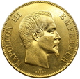 2121. Francja 100 Franków, Napoleon III, 1858 A rok