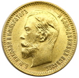 1908. Rosja, Mikołaj II, 5 Rubli 1904  (АР) rok (1)