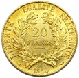 581. Francja, 20 Franków 1850 A 