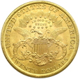 1922.USA, Liberty Head , 20 Dolarów 1896 rok