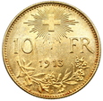 2201.Szwajcaria, 10 Franków 1913 rok (B)