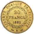 694. Francja ,20 Franków 1887 rok 