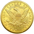 562. USA, 10 Dolarów Liberty Head 1886 