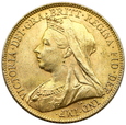 2072.Wielka Brytania/Australia, Victoria, Suweren 1899  rok