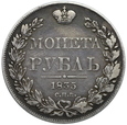 1582. Rosja, Mikołaj I, Rubel 1835 rok СПБ-НГ
