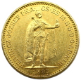1707. Węgry, Franciszek Józef I, 20 koron 1893 rok