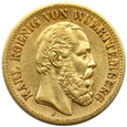 1829.Niemcy, Wirtembergia, Karol I, 10 marek 1876, . Stuttgart