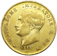 1802. Włochy, Napoleon 40 Lire 1813 rok