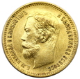 1906. Rosja, Mikołaj II, 5 Rubli 1902  (АР) rok (3)