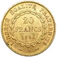 695. Francja ,20 Franków 1896 rok 