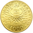 1199.Austria 1000 Szylingów 1976 - 1000-lecie Dynastii Babenbergów