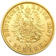 891.Niemcy, Wilhelm, 20 marek 1887 rok (A) Prusy