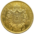 1847. Francja, Napoleon 50 Franków 1859 A rok   