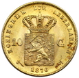 2084. Holandia,  10 Guldenów, William III 1876 rok 