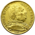 1693. Francja, Louis XVIII, 20 Franków 1814 A