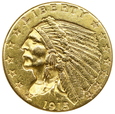 404.USA. 2 1/2 Dolara, Indian Head 1915 rok
