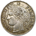 1631.Francja, Republika,  5 Franków 1870 