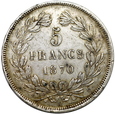1631.Francja, Republika,  5 Franków 1870 