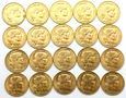 1323. Francja, Zestaw 20 sztuk 20 Franków 