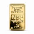 100 zł 2019 Powrót Złota do Polski - NBP