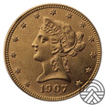 USA, 10 Dolarów 1907 r. Denver