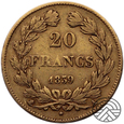 Francja, 20 Franków Louis Philippe 1839 r. PARYŻ