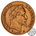 Francja, Napoleon III 10 Franków 1866 r.