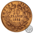 Francja, Napoleon III 10 Franków 1866 r.