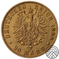 Niemcy, Prusy 20 Marek 1888 r. 