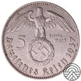 Niemcy, 5 Reichmarek 1937 r. 