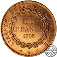 Francja, 100 Franków 1905 r. 