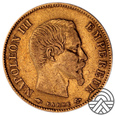 Francja, Napoleon III 10 Franków 1859 r.