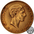 Hiszpania, 25 Peset 1880 r.