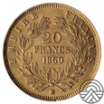 Francja, Napoleon III, 20 Franków 1860 r.