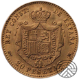 Hiszpania, 20 Pesetas 1890 r. 