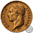 Francja, Napoleon, 40 Franków 1809 r. Rzadsze