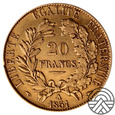 Francja, 20 Franków 1851 r. 