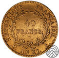 Francja, Bonaparte, 40 Franków AN XI